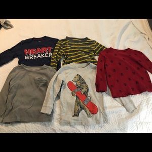 3T boys long sleeve shirt lot